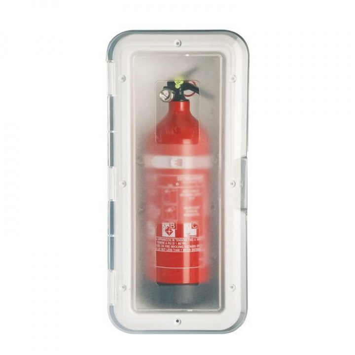 Vit Brandsläckarbehållare För 2kg i gruppen Säkerhet / Brandskydd hos Marinsystem (1080225)