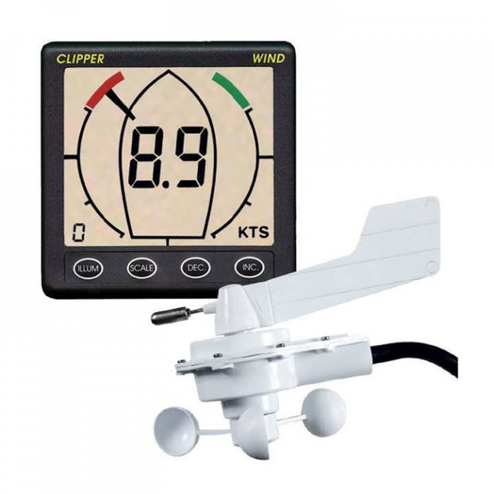 Clipper Vind Inklusive Givare Och 20 Meter Kabel i gruppen Marinelektronik / Instrument / Vindinstrument & Vindgivare hos Marinsystem (1110250)