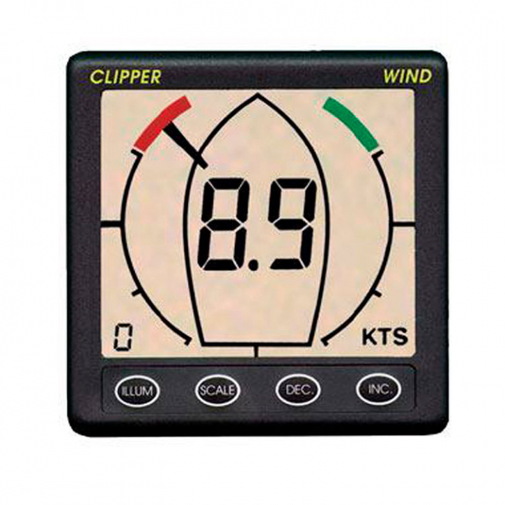 Clipper Vind Instrument Utan Givare i gruppen Marinelektronik / Instrument / Vindinstrument & Vindgivare hos Marinsystem (1110251)