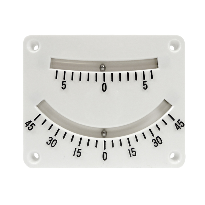 Krängningsmätare 45° Vit i gruppen Marinelektronik / Instrument / Analoga Instrument hos Marinsystem (1111620)