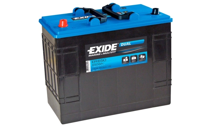 Exide Batteri Nautilus 142Ah Dual i gruppen El & Installation / Strömförsörjning / Batterier hos Marinsystem (1170216)