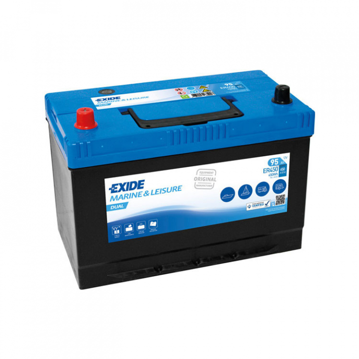 Nautilus Dual 120Ah Batteri i gruppen El & Installation / Strömförsörjning / Batterier hos Marinsystem (1170217)