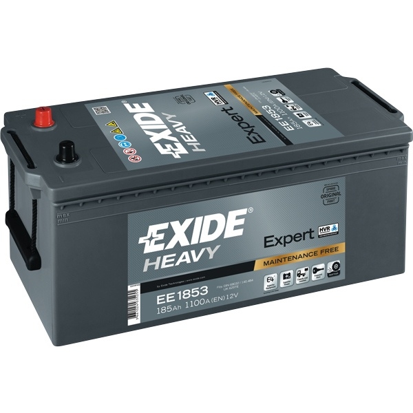 Exide Batteri 185Ah Dual Expert i gruppen El & Installation / Strömförsörjning / Batterier hos Marinsystem (1170220)