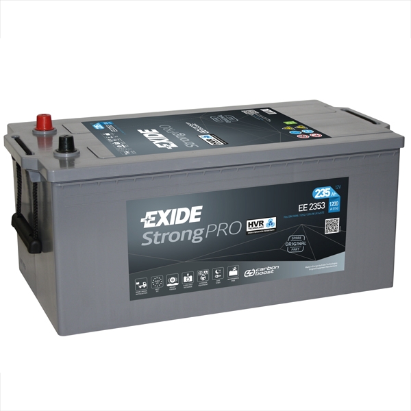 Exide Batteri 235Ah Dual Expert i gruppen El & Installation / Strömförsörjning / Batterier hos Marinsystem (1170222)