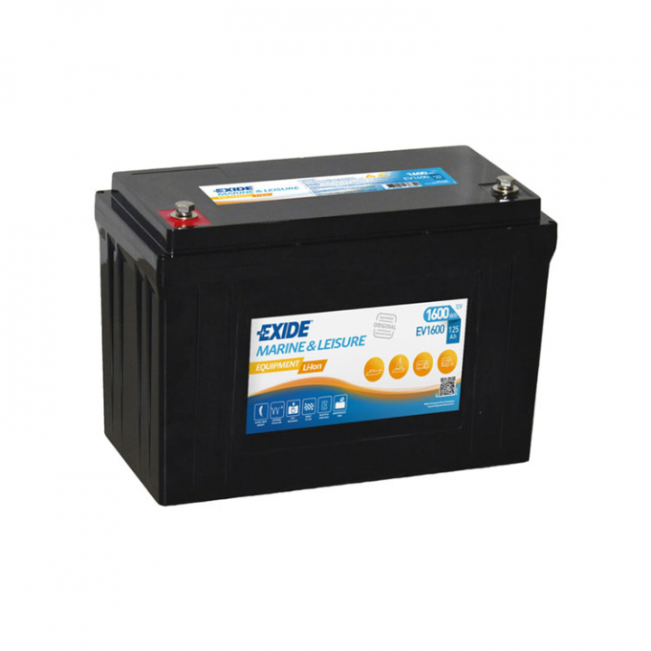 Litium Batteri 120Ah 1600Wh i gruppen El & Installation / Strömförsörjning / Batterier hos Marinsystem (1170240)