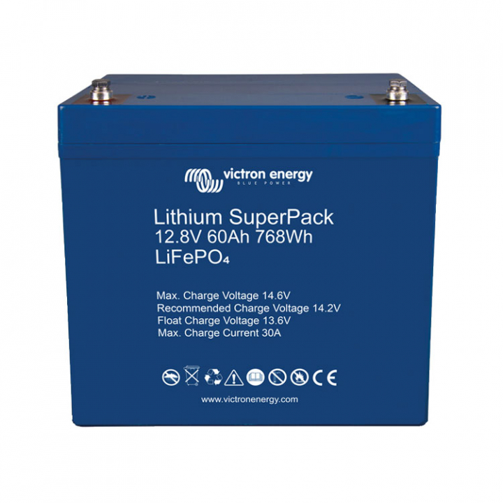 Lithium SuperPack 12V 60Ah (BAT512060705) i gruppen El & Installation / Strömförsörjning / Batterier hos Marinsystem (1170495)