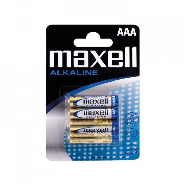 Alkaline AAA/LR03-Batteri 4-pack i gruppen El & Installation / Strömförsörjning / Batterier hos Marinsystem (1170524)