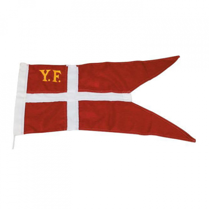 Yachtflagga  Y.F. Brodyr Ø3mm 25cm Lina i gruppen Rigg & Däck / Flaggor & Tillbehör hos Marinsystem (1180060r)