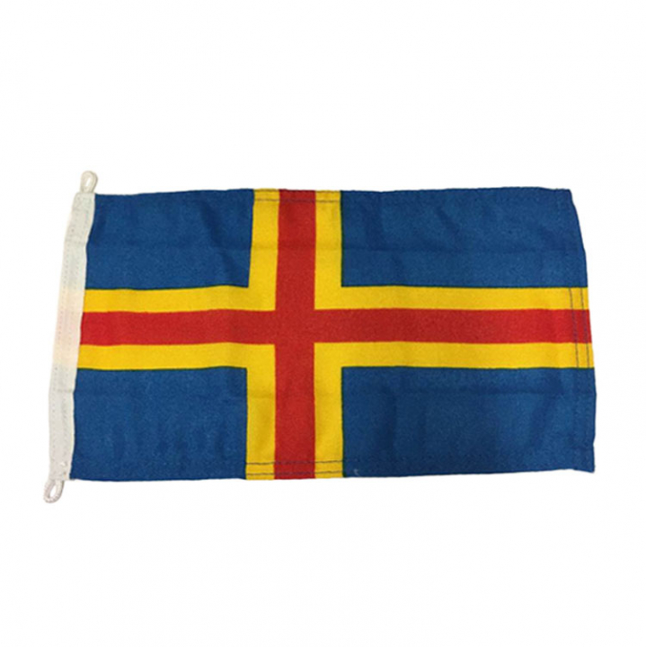 Gästflagga Åland 30 cm i gruppen Rigg & Däck / Flaggor & Tillbehör hos Marinsystem (1180311)