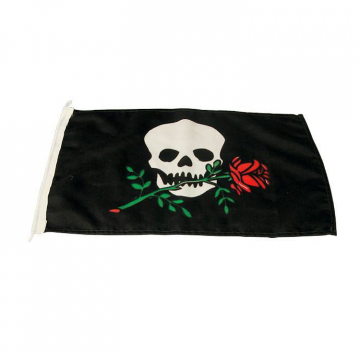 Humorflagga Pirat/Ros 30x45cm i gruppen Rigg & Däck / Flaggor & Tillbehör hos Marinsystem (1180510)