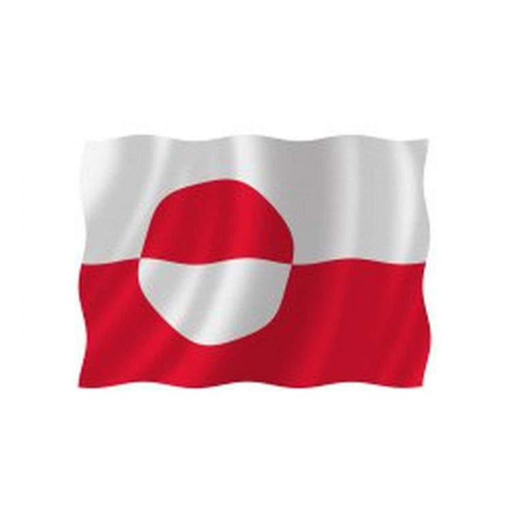 Båtflagga Grönland i gruppen Rigg & Däck / Flaggor & Tillbehör hos Marinsystem (1181005r)