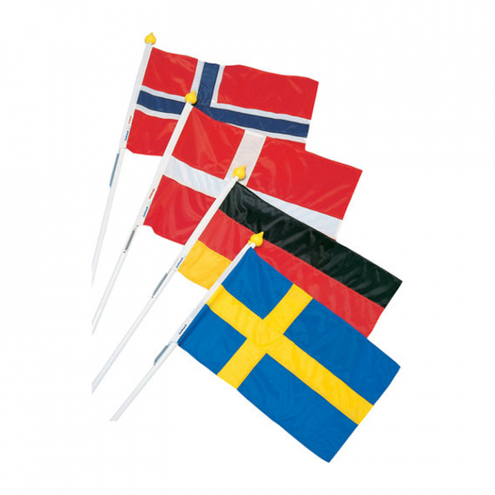 Fasadset Sverige Flagga 70 cm i gruppen Rigg & Däck / Flaggor & Tillbehör hos Marinsystem (1181130)