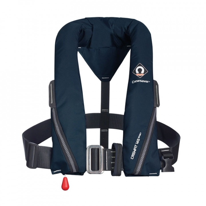 Crewfit 165N Sport Navy Med Soft Loop D-Ring i gruppen Säkerhet / Flytvästar hos Marinsystem (1186097)