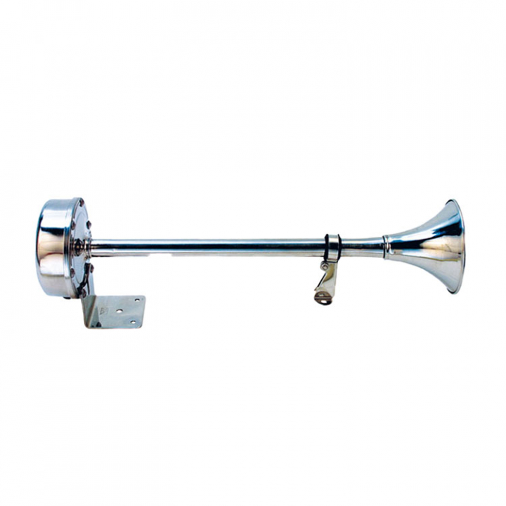 Single Trumpet Signalhorn Deluxe 12V i gruppen Säkerhet / Signalhorn hos Marinsystem (1220043)