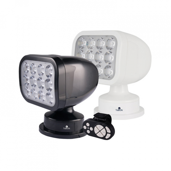 TideOn LED-Strålkastare & Fjärrkontroll i gruppen El & Installation / Belysning / Sökarljus hos Marinsystem (1240070r)