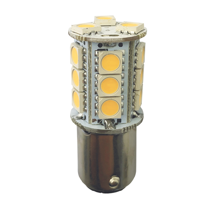 LED-lampa BA15D Ø23x46,5mm 10-36Vdc, 2 st i gruppen El & Installation / Belysning / Reservdelar Belysning hos Marinsystem (1260977)