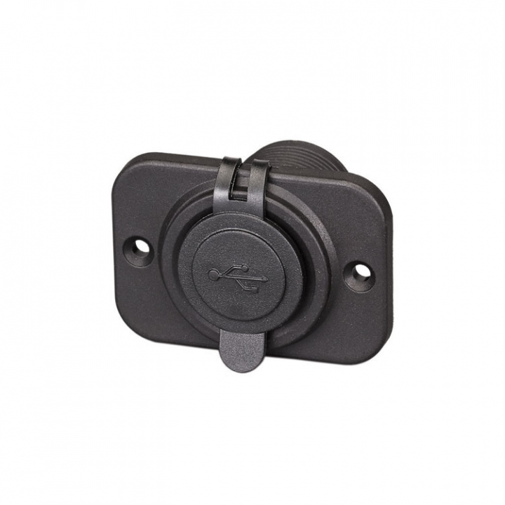 Panel med dubbla USB-uttag 2.1A i gruppen El & Installation / Strömförsörjning / USB-Uttag, kontakter & Laddare hos Marinsystem (1270172)