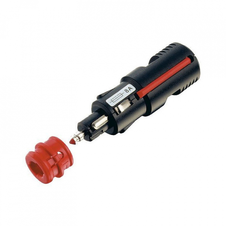 Universalkontakt 12/24V 8A Med Säkring i gruppen El & Installation / Strömförsörjning / USB-Uttag, kontakter & Laddare hos Marinsystem (1270218)