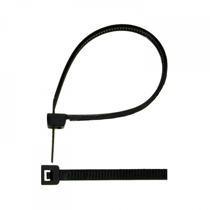 Buntband Svart 20-pack i gruppen El & Installation / Installationsmaterial / Övrigt Installationsmaterial hos Marinsystem (1274514r)