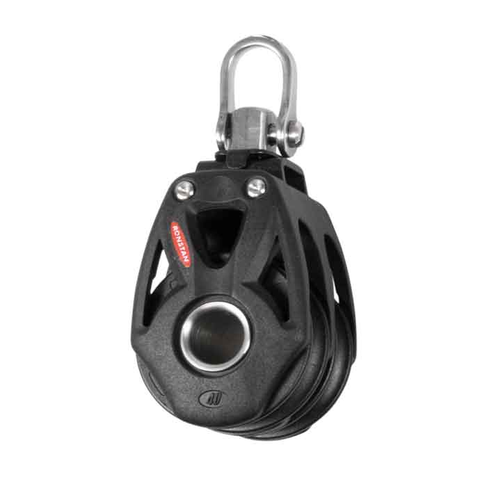Dubbelblock Med Svirvel BB 40 10mm i gruppen Rigg & Däck / Block & Travare hos Marinsystem (130RF48200)