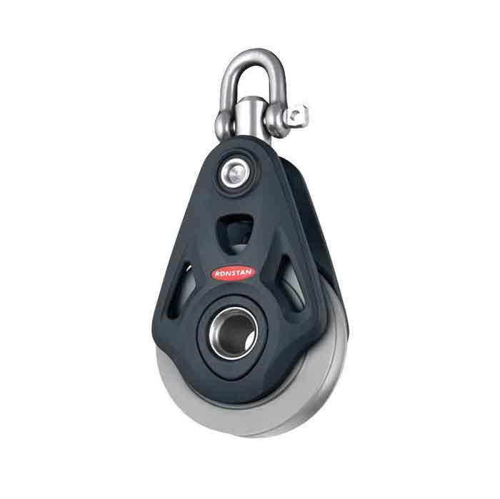 Core Enkelblock Med Svirvel Serie 60 För 5mm Vajer i gruppen Rigg & Däck / Block & Travare hos Marinsystem (130RF64100AW)