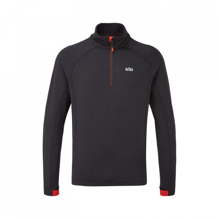 1081 Thermal Zip Neck Fleecetopp Grafit i gruppen Fritid & Vattensport / Kläder hos Marinsystem (1351056-Sr)