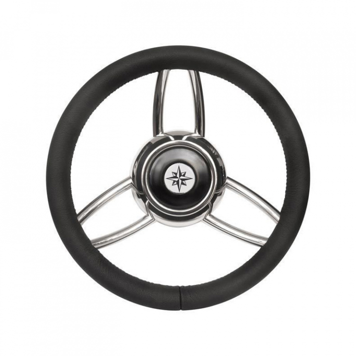 Savoretti Ratt Svart Inkl Nav Ø350 mm i gruppen Styrsystem & Manövrering / Rattar & Tillbehör hos Marinsystem (1420685)