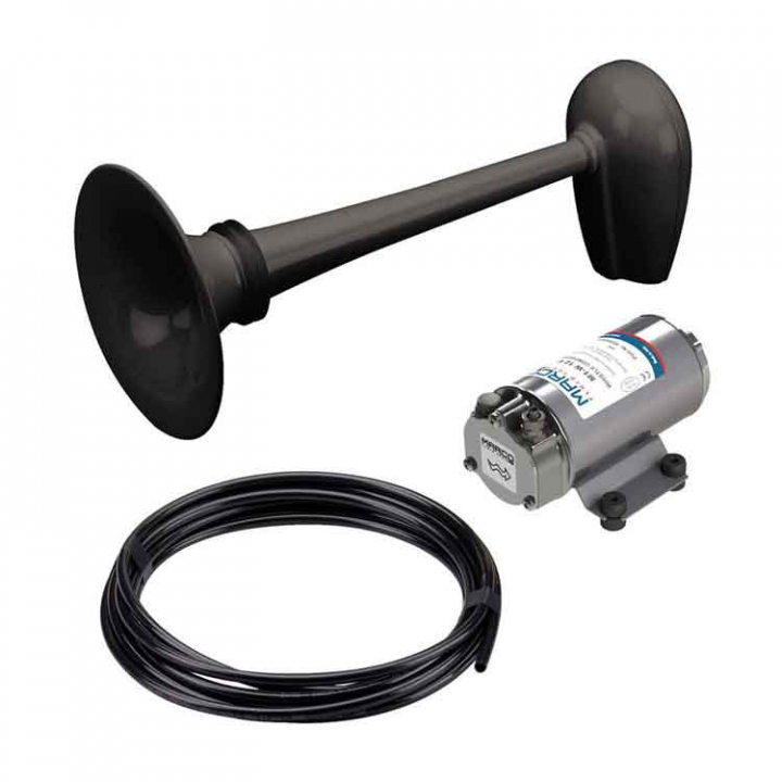 Signalhorn PW2-BN Svart i gruppen Säkerhet / Signalhorn hos Marinsystem (15000612)