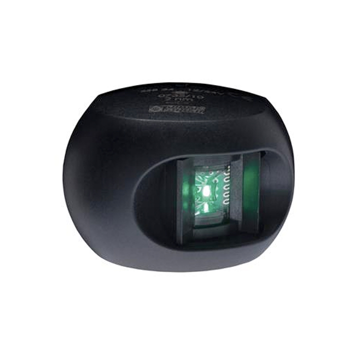 Lanterna Styrbord Aqua Signal 34 Led Svart i gruppen El & Installation / Belysning / Lanternor hos Marinsystem (151772)