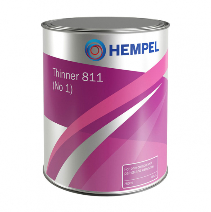 Hempel Thinner 811 (No 1) 0,75l 08111 i gruppen Båtvård / Båtfärg / Förtunning hos Marinsystem (1634281)