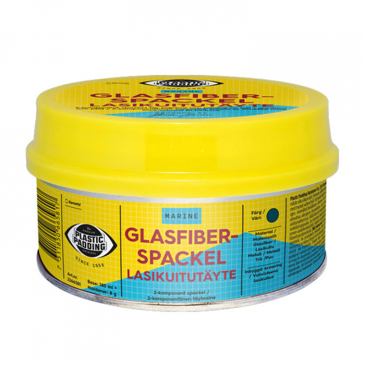 Glasfiberspackel 180ml i gruppen Båtvård / Spackel hos Marinsystem (1670802)