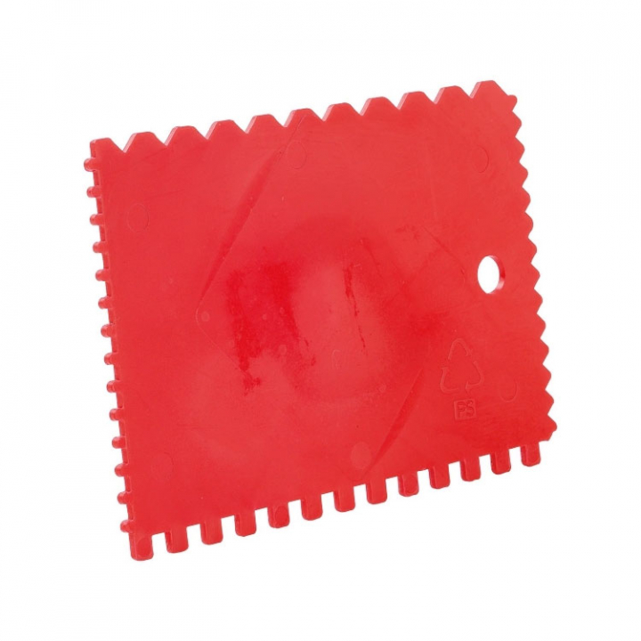 Plast Tandspackel Röd 90x130 mm i gruppen Båtvård / Spackel hos Marinsystem (1671231)