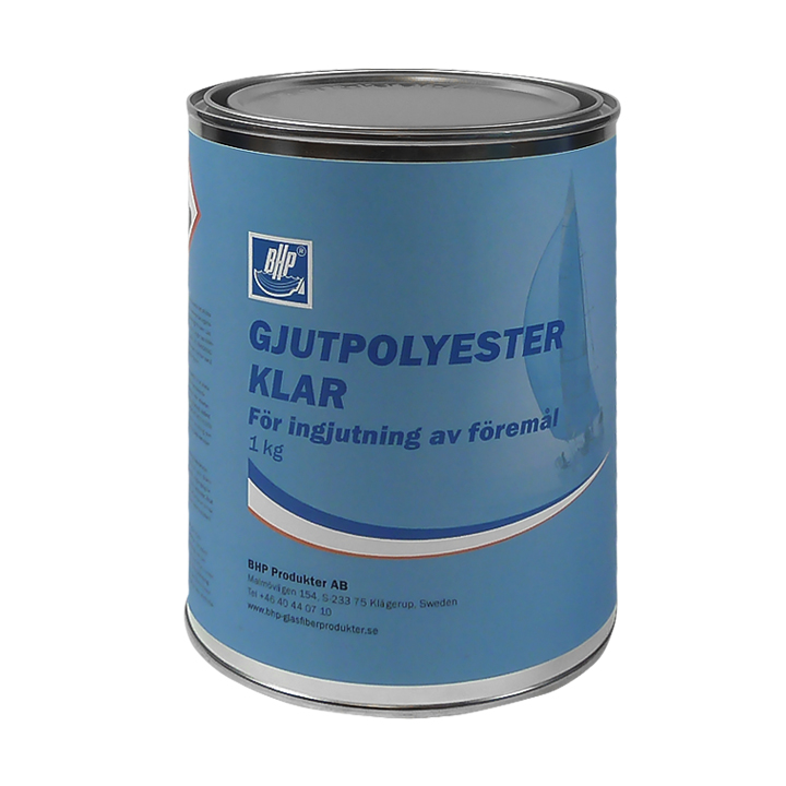 Gjutpolyester Klar 1kg i gruppen Båtvård / Epoxi & Plastning hos Marinsystem (1674067)