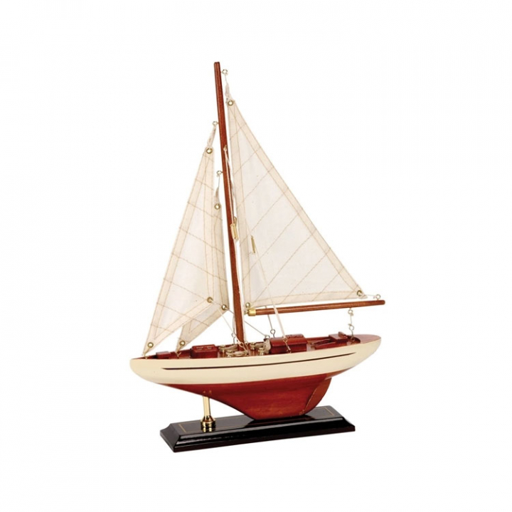 Båtmodell Segelbåt 25x6x35 cm i gruppen Inredning / Komfort / Presentartiklar & Trivsel hos Marinsystem (1821430)