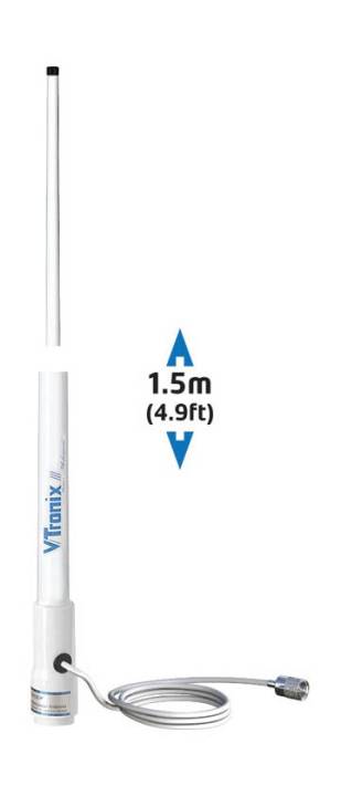 VHF Antenn 150cm Nylonbas i gruppen Marinelektronik / Antenner & Tillbehör / VHF-antenner hos Marinsystem (427-N)