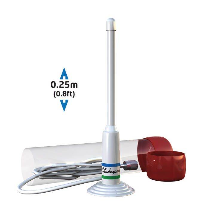 VHF Nödantenn Stowaway i gruppen Marinelektronik / Antenner & Tillbehör / VHF-antenner hos Marinsystem (5911)