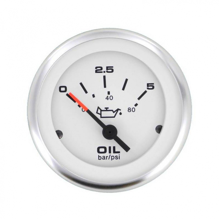 Tryckmätare Olja 5bar VDO Lido FF i gruppen Marinelektronik / Instrument / Analoga Instrument hos Marinsystem (59260FE)