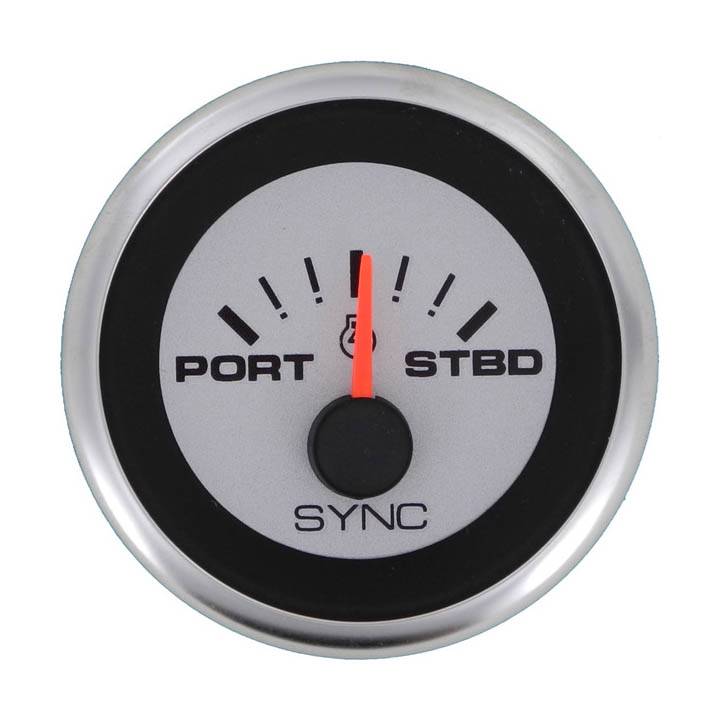 Motor Sync Indikator Argent i gruppen Marinelektronik / Instrument / Analoga Instrument hos Marinsystem (65522SSFE)