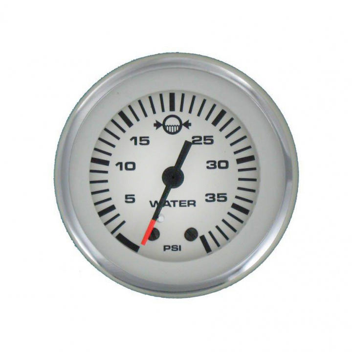 Vattentryckmätare 0-40 psi i gruppen Marinelektronik / Instrument / Analoga Instrument hos Marinsystem (67380FE)