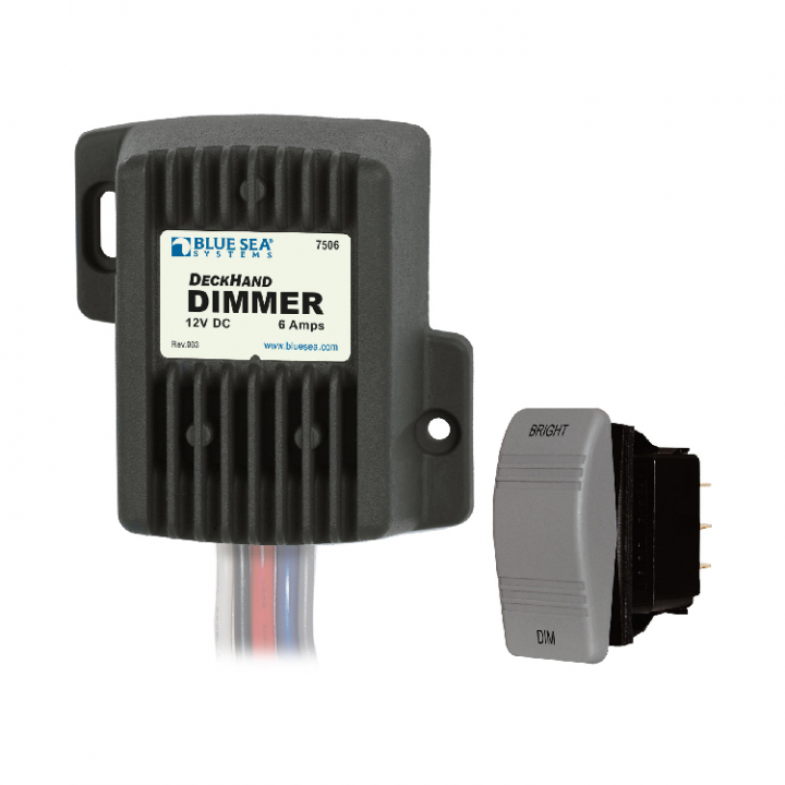 Deckhand Dimmer 12VDC 6A i gruppen El & Installation / Belysning / Reservdelar Belysning hos Marinsystem (7506-BSS)