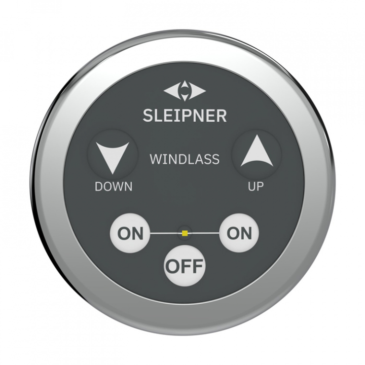 Kontrollpanel Ankarspel Rund Ø51,8 mm (12/24V) i gruppen Ankring / Kontrollenheter Ankarspel hos Marinsystem (86-08955)