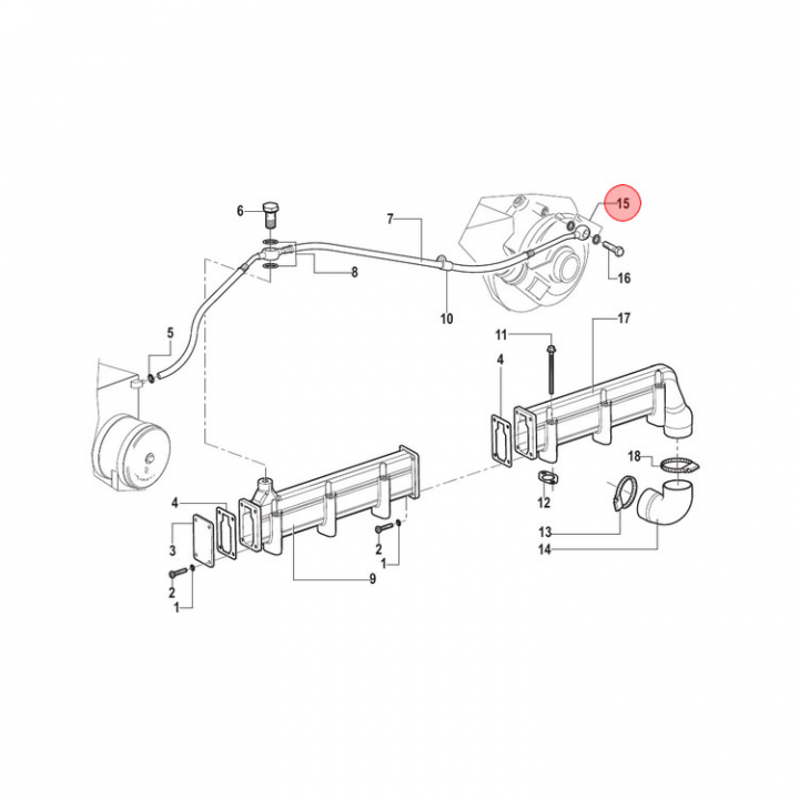 Packning Mercruiser CMD (881791) i gruppen Motor & Tillbehör / Mercruiser / Mercruiser Packningar hos Marinsystem (881791)