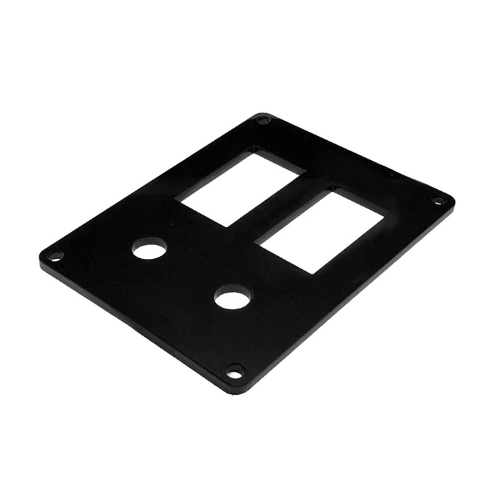 Brytarpanel För Brytare + CLB Svart Akryl i gruppen El & Installation / Installationsmaterial / Strömställare & Paneler hos Marinsystem (A4522r)