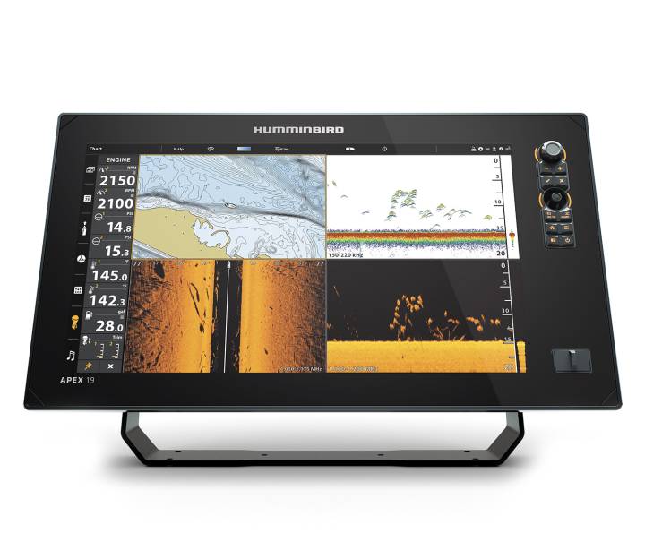 APEX 19 MSI+ GPS CHO (Utan Givare) i gruppen Marinelektronik / Ekolod & Plotter / Humminbird hos Marinsystem (H411240-1CHO)