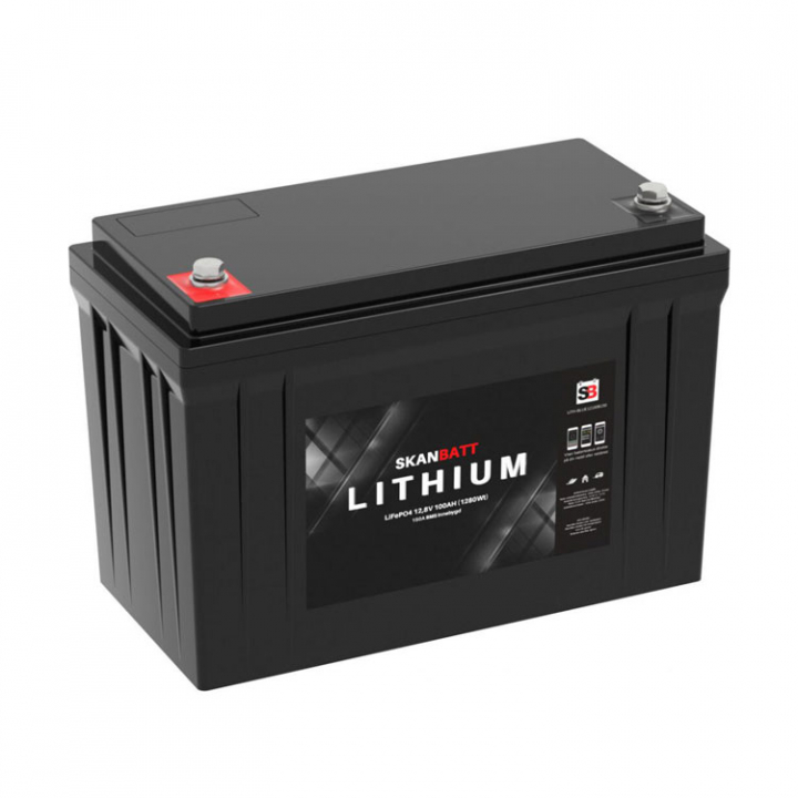 Batteri 12V 100Ah Litium HPU i gruppen El & Installation / Strömförsörjning / Batterier hos Marinsystem (HPU100150BS)