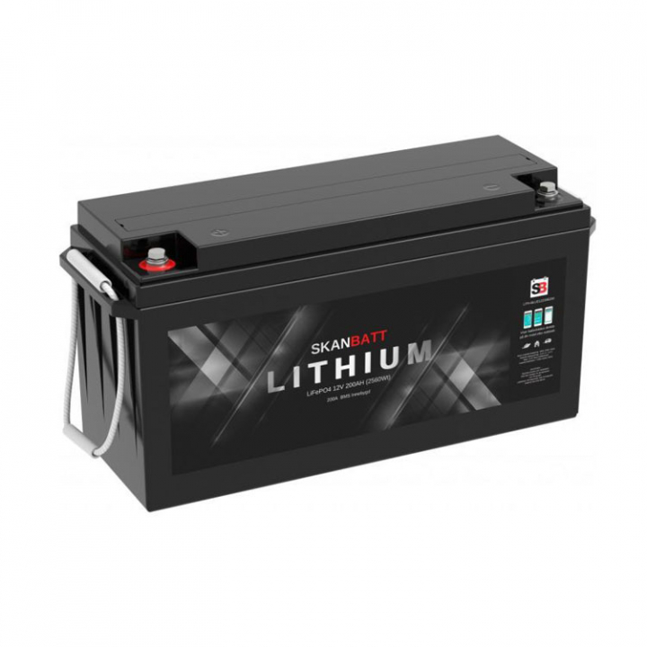 Batteri 12V 200Ah Litium HPU i gruppen El & Installation / Strömförsörjning / Batterier hos Marinsystem (HPU200200BS)
