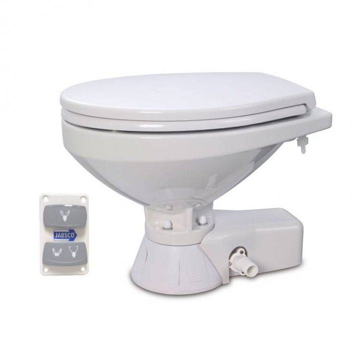 Quiet Flush Comfort 12V/24V i gruppen Inredning / Pentry & Toalett / WC hos Marinsystem (JABQFCOMF)