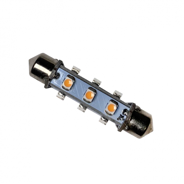 LED Spollampa SMD Dimbar L:44mm (runtomlysande 12 dioder) i gruppen El & Installation / Belysning / Innerbelysning hos Marinsystem (MR1336)