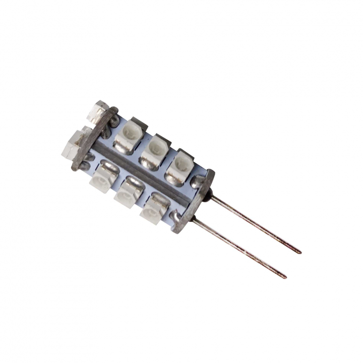 LED GZ4 SMD Blå Dimbar Dia:11 mm (Runtomlysande 15 Dioder) i gruppen El & Installation / Belysning / LED-Lampor & Adapter hos Marinsystem (MR1338-B)