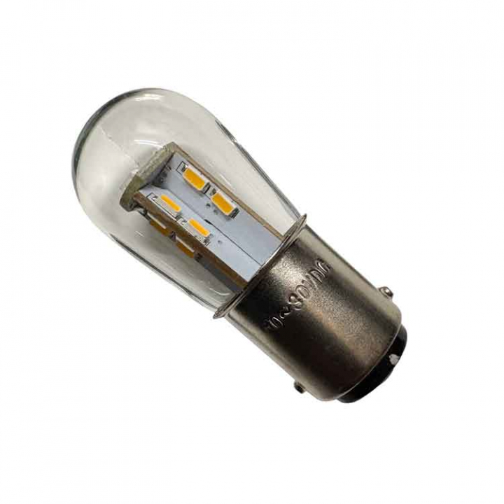 LED BA15D SMD Dimbar L:47 mm (Runtomlysande 20 Dioder) i gruppen El & Installation / Belysning / LED-Lampor & Adapter hos Marinsystem (MR1363)